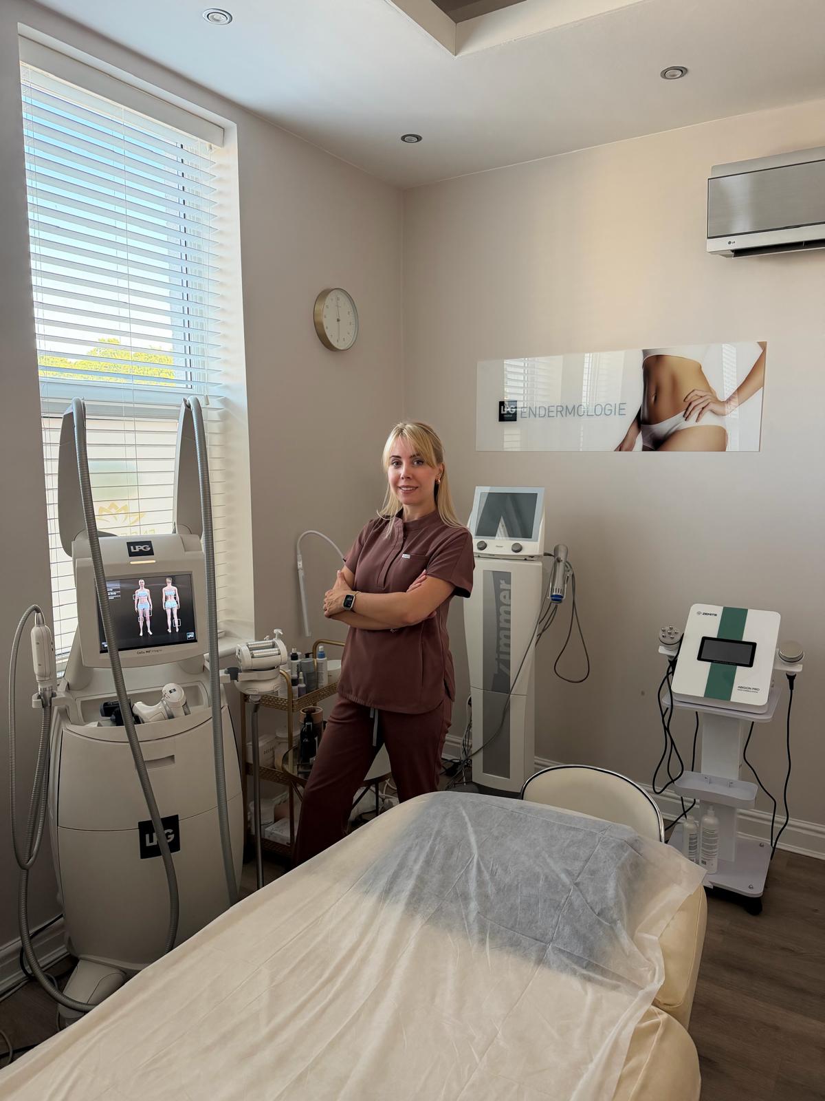 Endermika Beauty Studio interior in Prestwich, Manchester